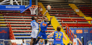 Basket A2: La Givova Scafati esce sconfitta dal derby con la Ge. Vi. Napoli