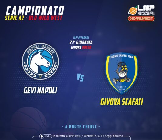 Basket Campania: Al Palabarbuto il derby di A2 tra la Givova Scafati e la Ge. Vi. Napoli