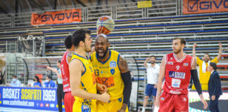 Basket Play off A2: La Givova Scafati batte la Lux Chieti 97-68