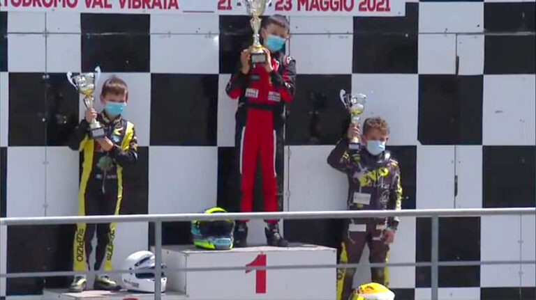 Campionato Italiano ACI Karting a Val Vibrata: Samuele Giannini bene in Gara 1, sfortuna in Gara 2