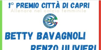 Prima edizione del Premio Capri – Allenare nel calcio femminile