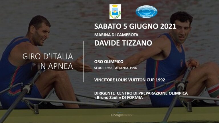 Il ‘Giro d’Italia in Apnea’ fa tappa a Camerota: i testimonial e il programma Il ‘Giro d’Italia in Apnea’ fa tappa a Camerota: i testimonial e il programma
