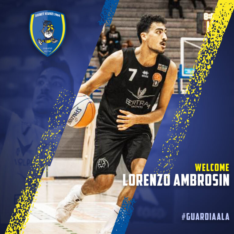 La Givova Scafati annuncia l’ingaggio dell’atleta Lorenzo Ambrosin