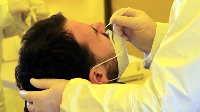 campania tasso di positività in aumento tamponi