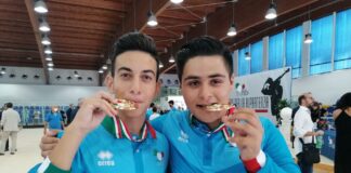 Raffa, campionati giovanili: Ferrara e Montella conquistano il titolo italiano under 18 a coppie