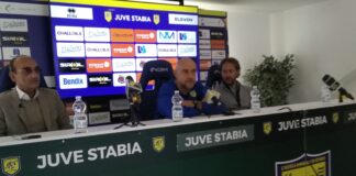 Juve Stabia Parlano il nuovo mister Sottili, l'amministratore unico Todaro e il ds Rubino