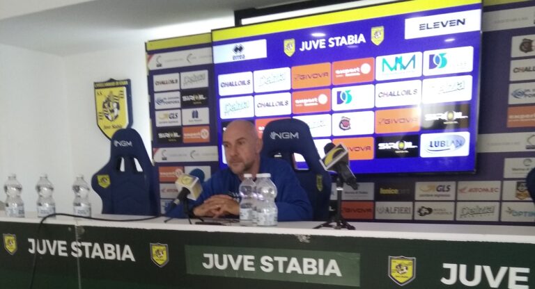 Juve Stabia, parla mister Stefano Sottili prima del derby contro la Turris