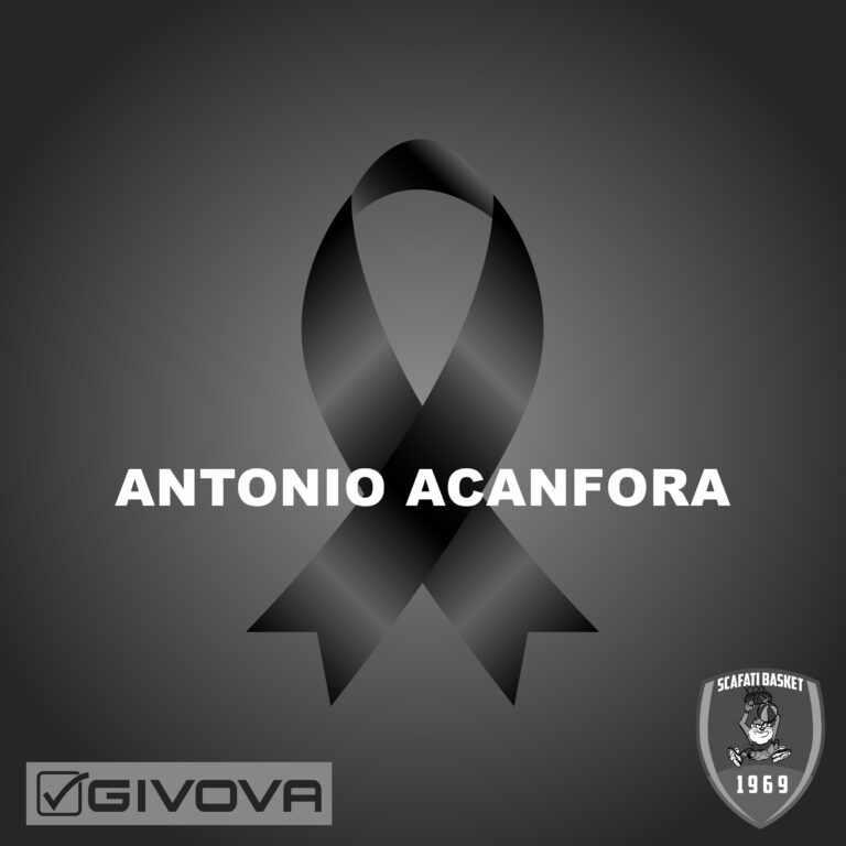 Givova Scafati in lutto, scomparso il padre di Giovanni Acanfora