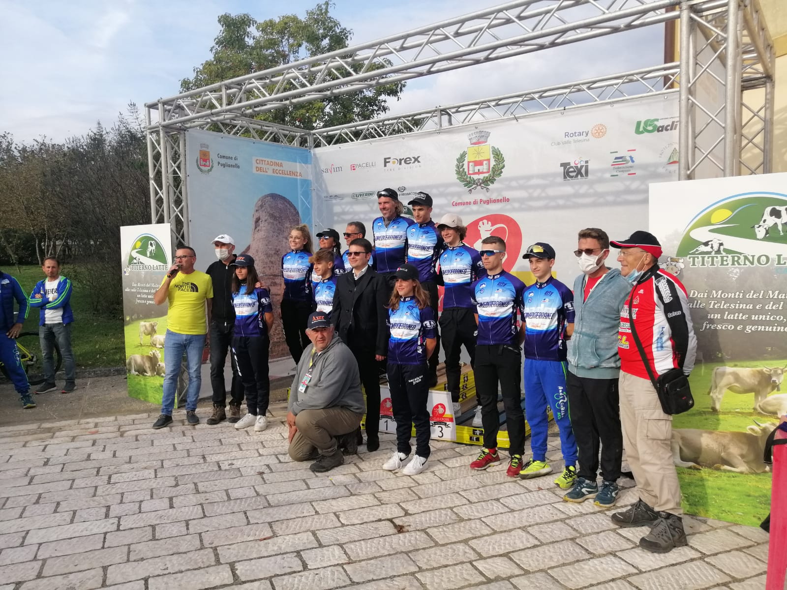 Ciclocross a Puglianello, che spettacolo col Mediterraneo Cross e col campionato regionale FCI Campania