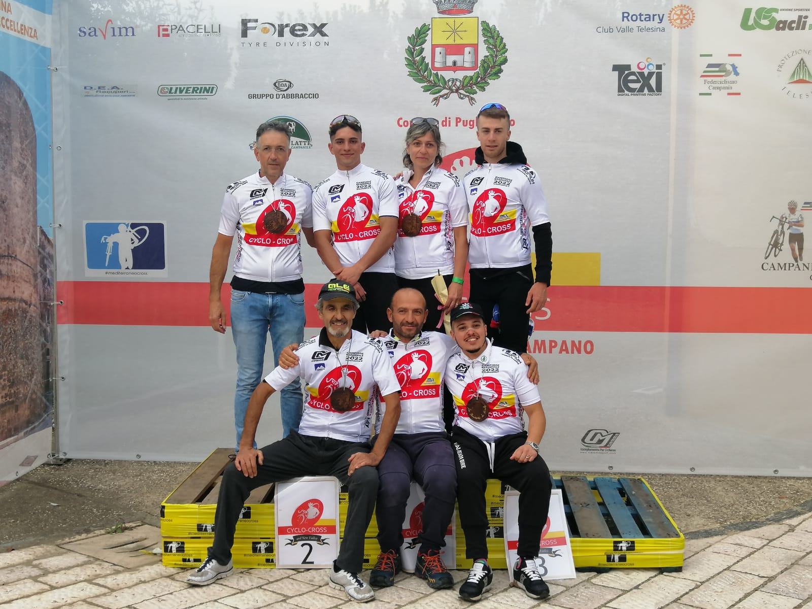 Ciclocross a Puglianello, che spettacolo col Mediterraneo Cross e col campionato regionale FCI Campania