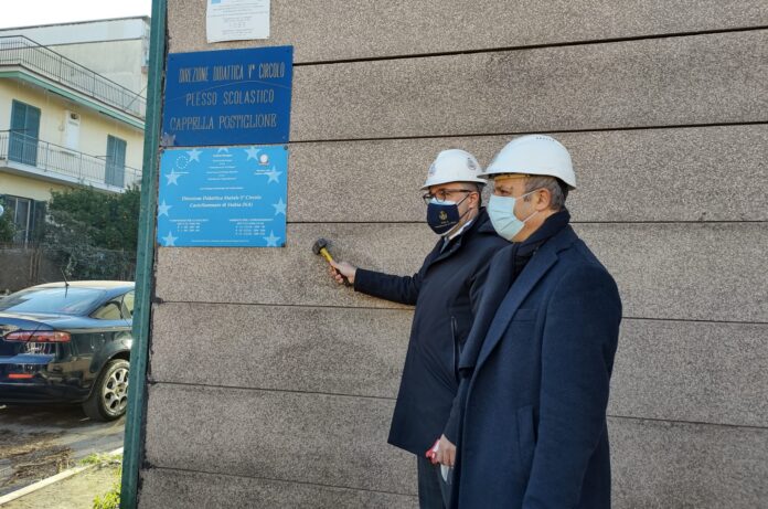 Comunicato Comune di Castellammare - Scuola di Postiglione, via ai lavori 4