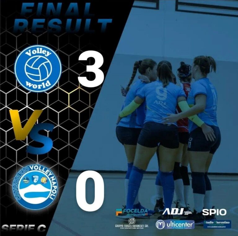 Consorzio Volley Napoli, pesante sconfitta sabato in casa della Volley World
