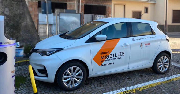 Car-sharing, al via il servizio di noleggio delle auto 100% elettriche in molti comuni del vesuviano