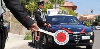 castellammare carabinieri alt posto di blocco