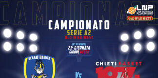 Per la Givova Scafati l'ultima partita di febbraio Al Palamangano arriva la Lux Chieti
