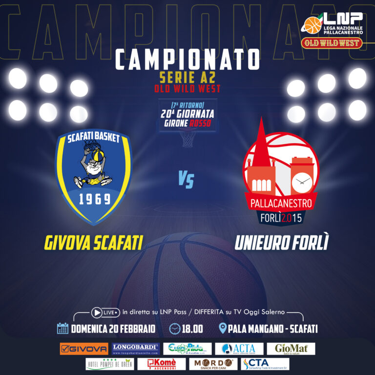 Quinta partita in due settimane per la Givova Scafati, domenica tocca all’Unieuro Forlì Quinta partita in due settimane per la Givova Scafati, domenica tocca all’Unieuro Forlì