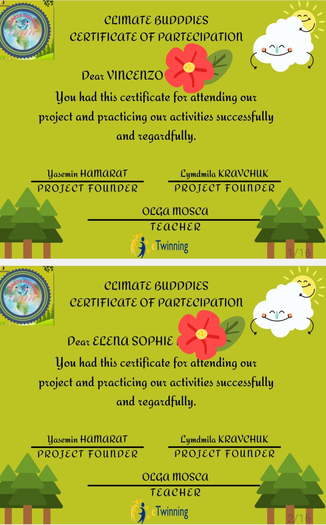 eTwinning “Climate Buddies”, al progetto partecipa la Scuola Primaria del IV Circolo Didattico di Scafati