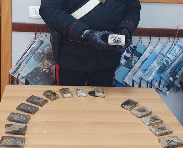 POMPEI droga carabinieri