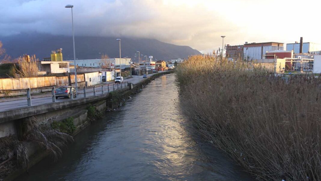 Un'immagine del fiume Sarno
