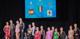 Circuito Cambrils DanceSport, trionfano Domenico Paolella ed Alessia Triggianese