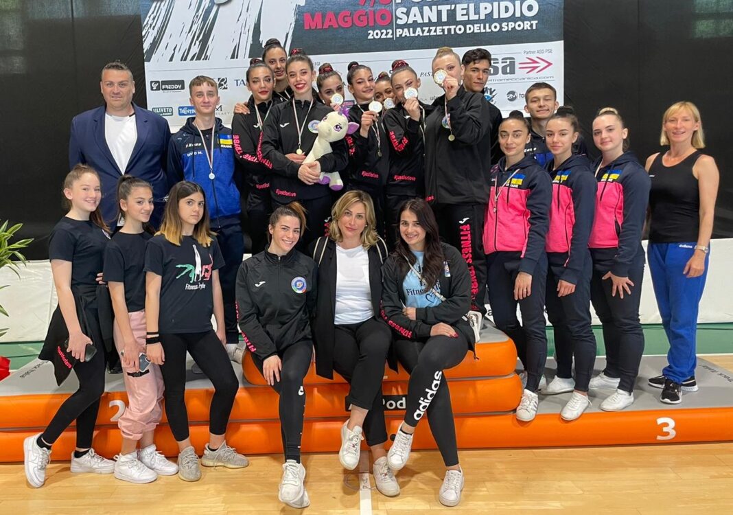 Ginnastica Aerobica, Fitness Trybe sul podio nazionale anche atleti ucraini