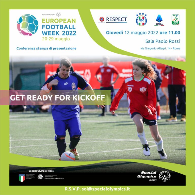 Presentazione della XXII Special Olympics European Football Week Presentazione della XXII Special Olympics European Football Week