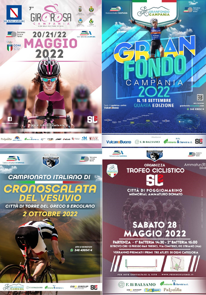 Un 2022 di eventi a tutto ciclismo in Campania per il Team Black Panthers
