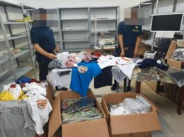 Pagani abbigliamento contraffatto