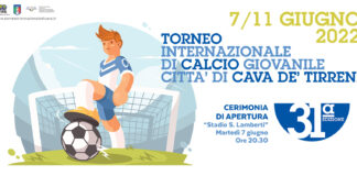 Al via il 31° torneo “Città di Cava de’ Tirreni”