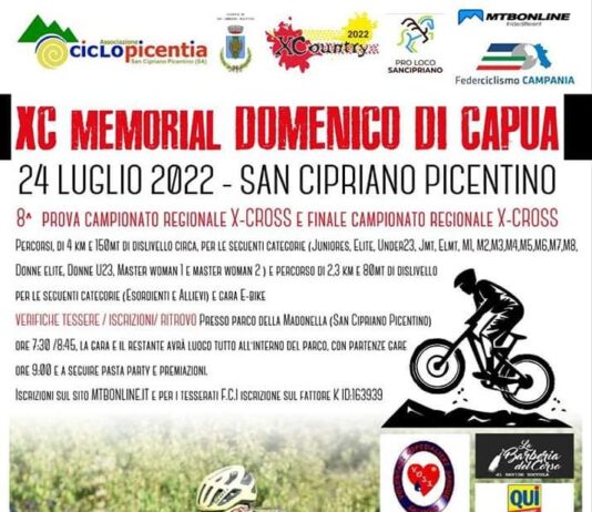 Mountain bike, in rampa di lancio a San Cipriano Picentino