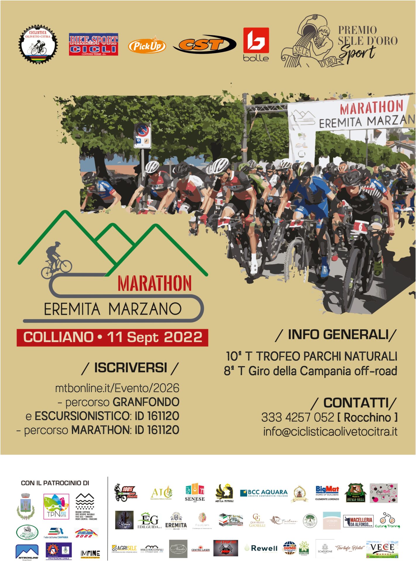 Marathon&Granfondo in tandem tra meno di una settimana sui Monti Eremita e Marzano