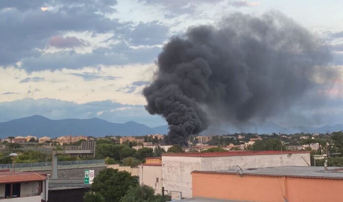 boscoreale incendio ex capannone