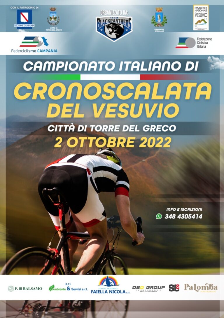 A Torre del Greco si assegna la maglia di campione italiano di cronoscalata