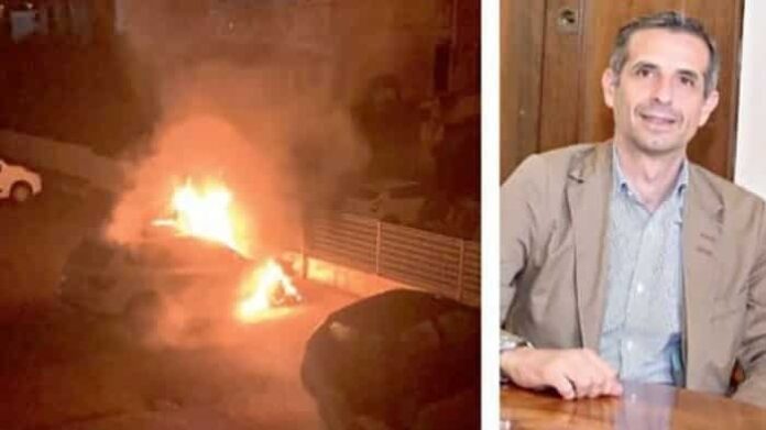 san-marzano-incendiata-l-auto-del-presidente