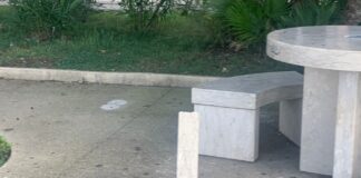 castellammare panchine distrutte