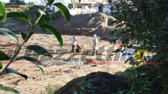 pompei reperti cantiere eav