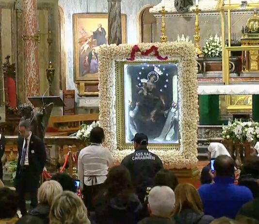 pompei discesa del quadro