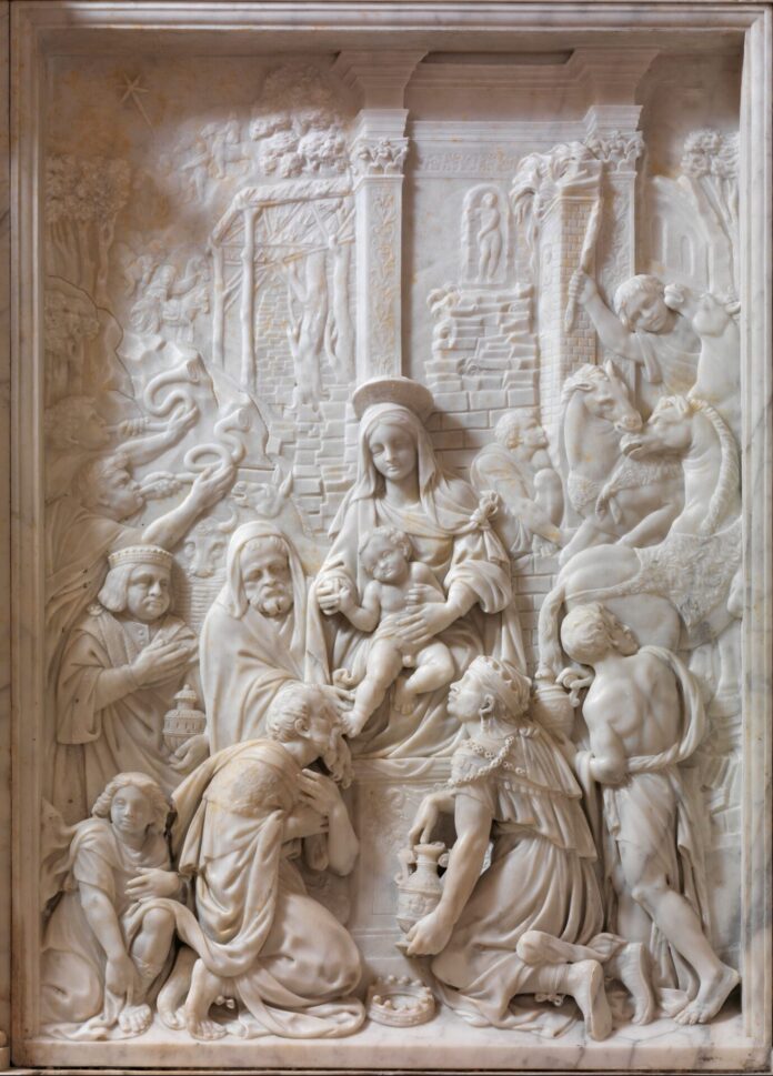 Adorazione magi San Biagio Nola XVI secolo