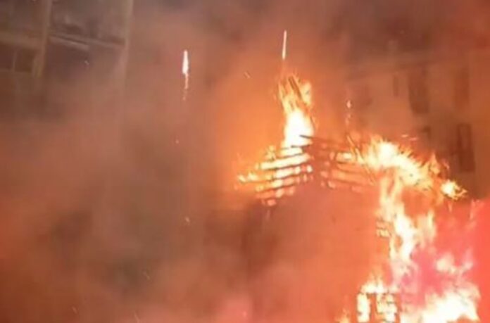 castellammare falò illegali