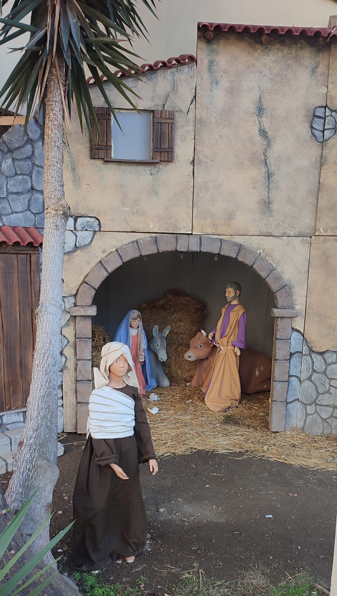 Il Presepe all'interno dell'area della Casa Comunale di Sant'Antonio Abate