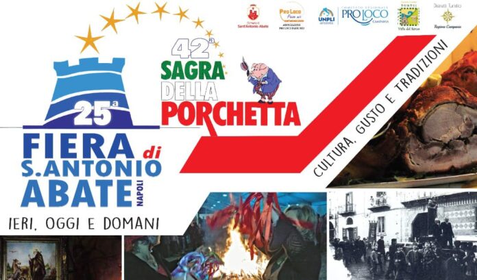 Sant'Antonio Abate: dopo tre anni tornano la Fiera Abatese e la Sagra della Porchetta
