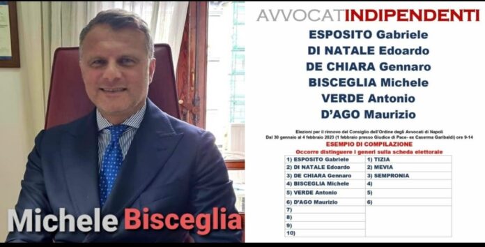 Elezioni Avvocati di Napoli, Bisceglia: "Chiamati a voltare pagina" Elezioni Avvocati di Napoli, Bisceglia: "Chiamati a voltare pagina"