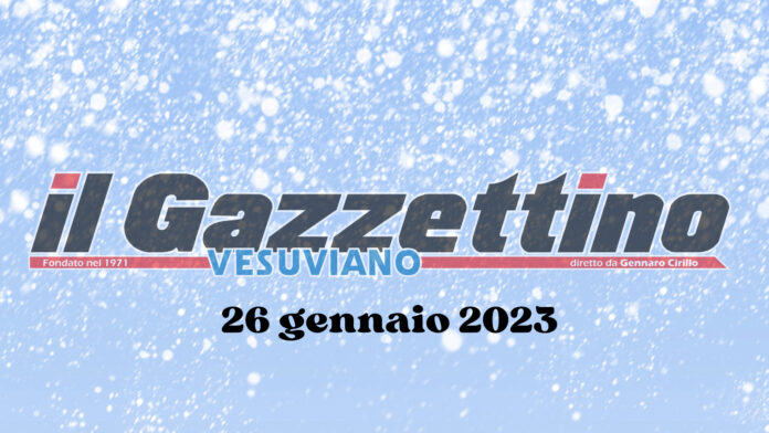 meteo 26 gennaio 2023 sud campania