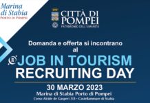 Porto di Pompei – Marina di Stabia, al via la prima “Fiera del lavoro” dedicata al turismo