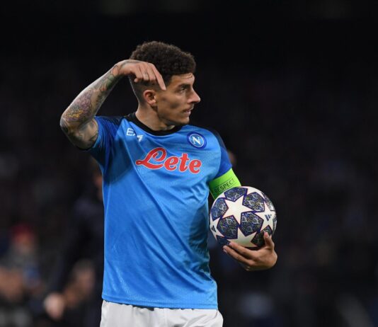 Di Lorenzo Capitano del Napoli ancora a lungo: la lettera