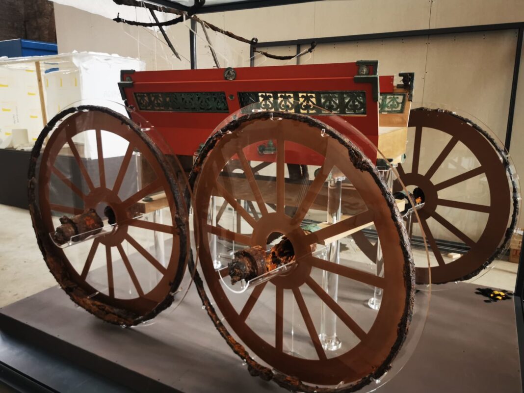 Il “carro da parata” di Civita Giuliana degli Scavi di Pompei ricostruito. Esposto per la prima volta dal 4 maggio al 30 luglio