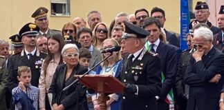 Ercolano, la tenenza dei carabinieri intitolata alla Medaglia d'Argento al Valore Militare Gennaro Niglio