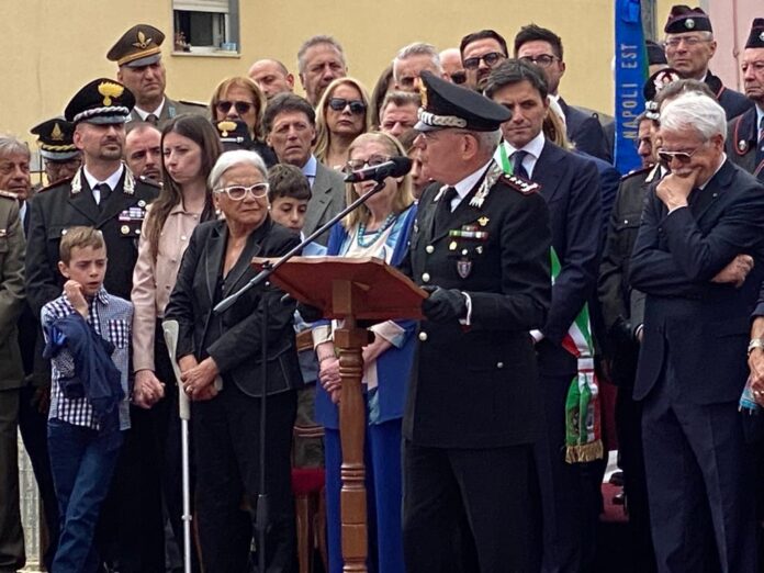 Ercolano, la tenenza dei carabinieri intitolata alla Medaglia d'Argento al Valore Militare Gennaro Niglio