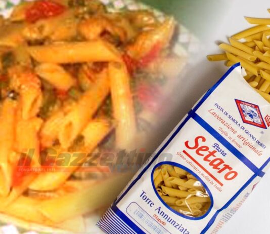 Penne rigate pasta corta di Setaro torre Annunziata