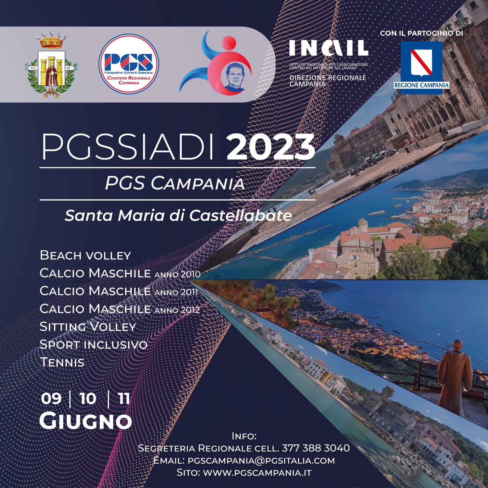 Santa Maria di Castellabate ospiterà le Pgssiadi Campania